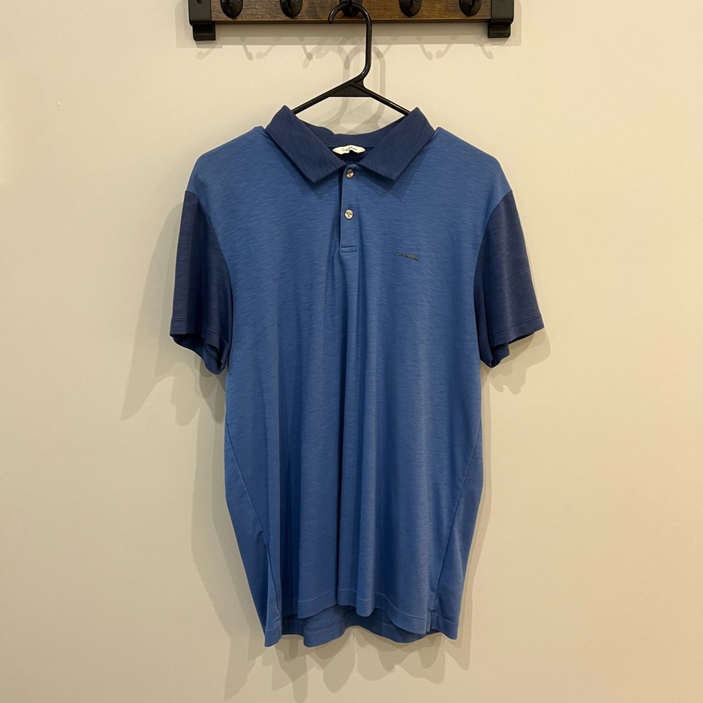 Men's Calvin Klein Blue Polo Shirt